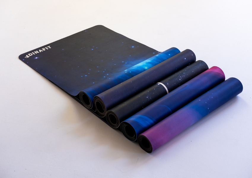 DINAFIT's Galaxy X Alignment Yoga Mat